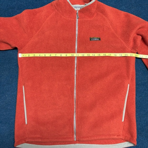 L.L. Bean Coral Fleece Jacket Size M regular woman - Picture 7 of 8